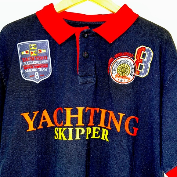 YACHT CLUB POLO SHIRT BY GAZZOIL FRANCE - Picture 2 of 8